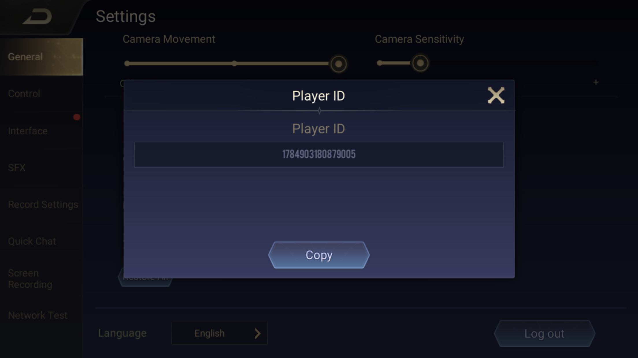 how to aov player id 