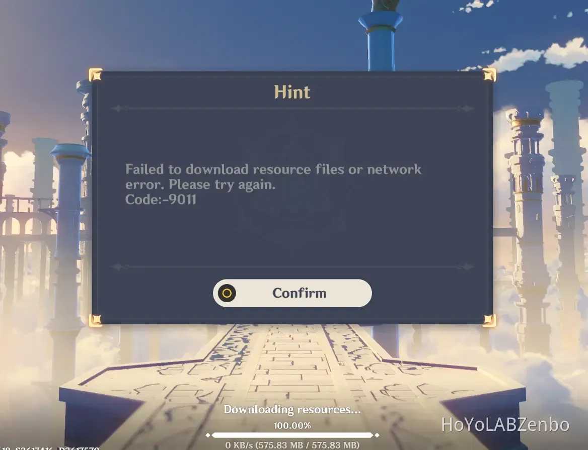 Genshin Impact code redemption error messages and troubleshooting examples