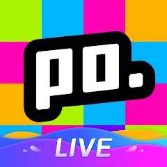 Poppo Live solo streaming interface with task progress display