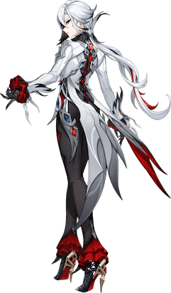 Arlecchino unleashing Pyro attacks in Genshin Impact