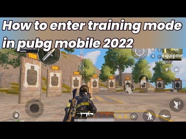 PUBG Mobile训练场M416墙壁扫射测试截图