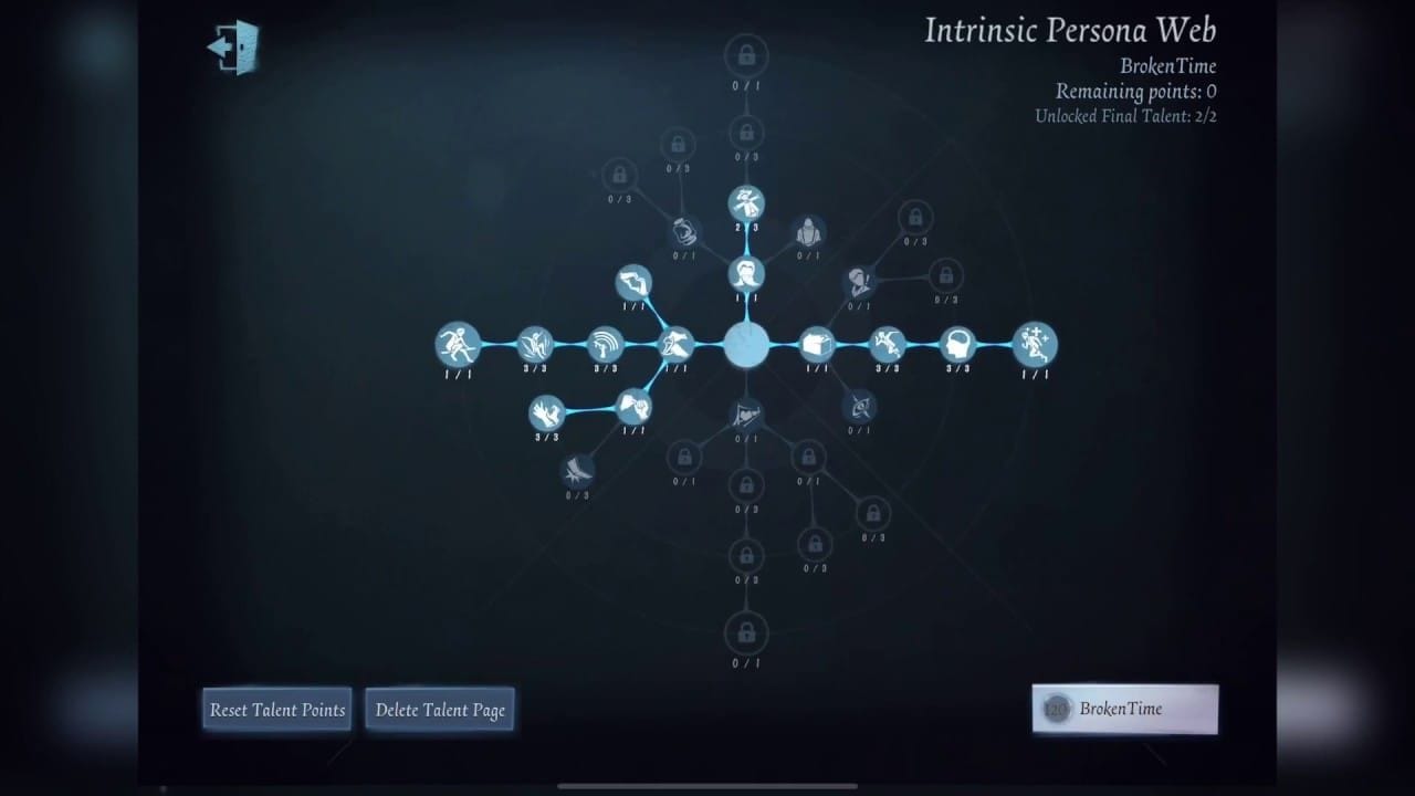 Identity V 36 meta persona build guide showing Borrowed Time and Tide Turner traits