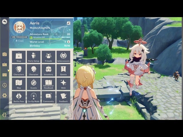 《原神》PC版设置菜单中的兑换码选项