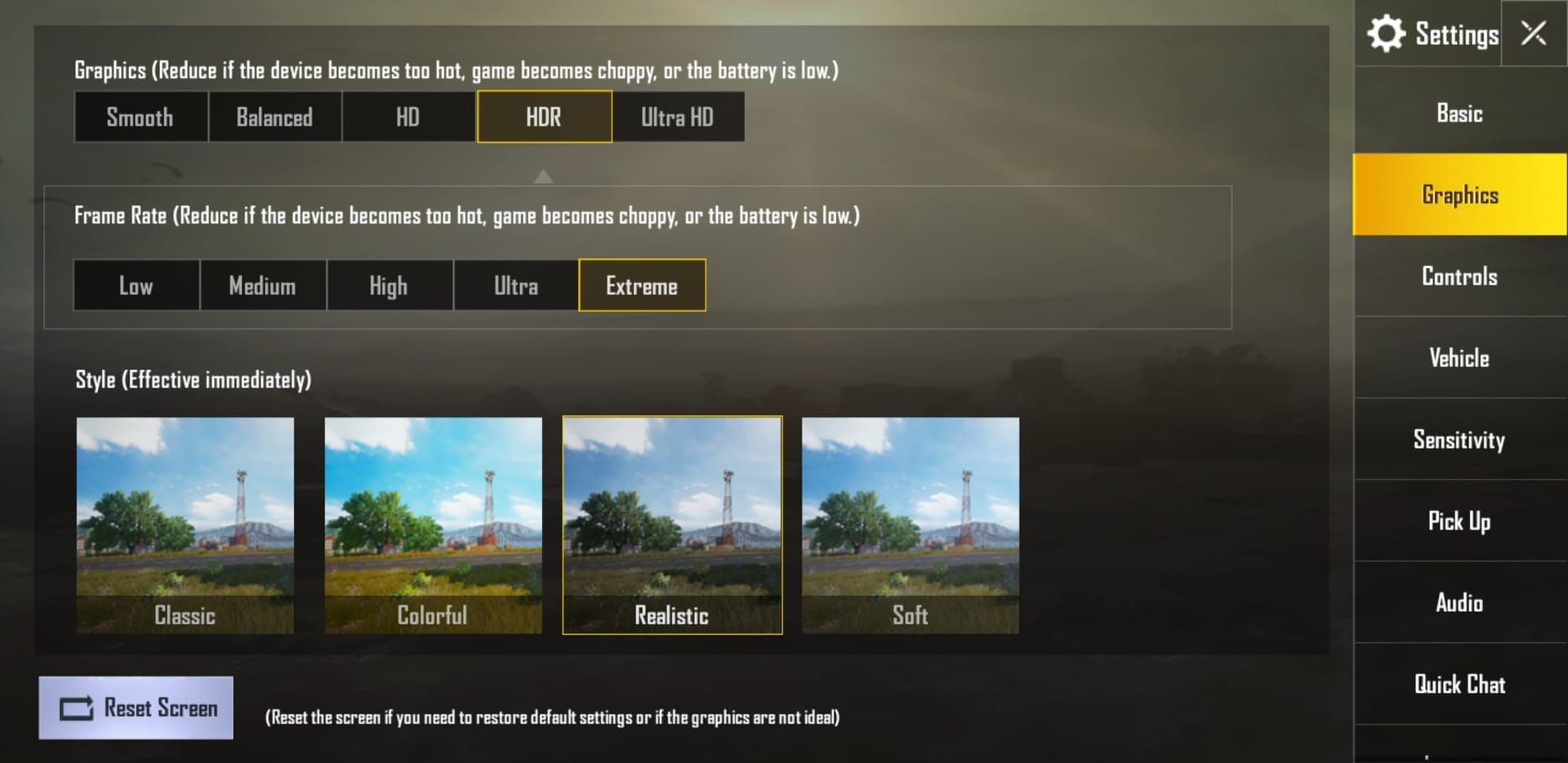在PUBG Mobile设置中启用120 FPS的指南