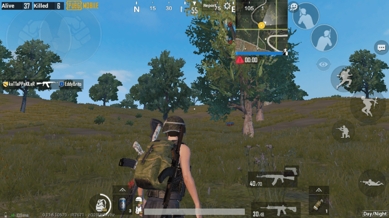 高帧率PUBG Mobile交火截图