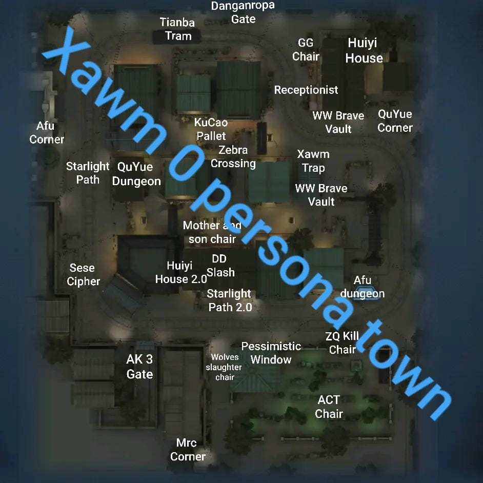 显示《第五人格》中利用传送门进行反守椅策略的地图