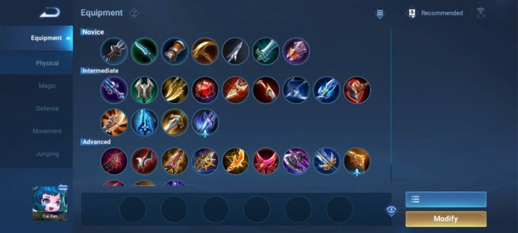 Build de tank de la Voie du Clash dans Honor of Kings : Bottes de Résistance, Cœur Gelé, Bouclier des Perdus, Armure Crépusculaire