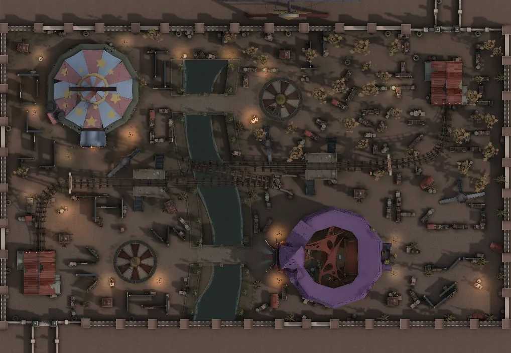 第五人格月亮河公园地图概览