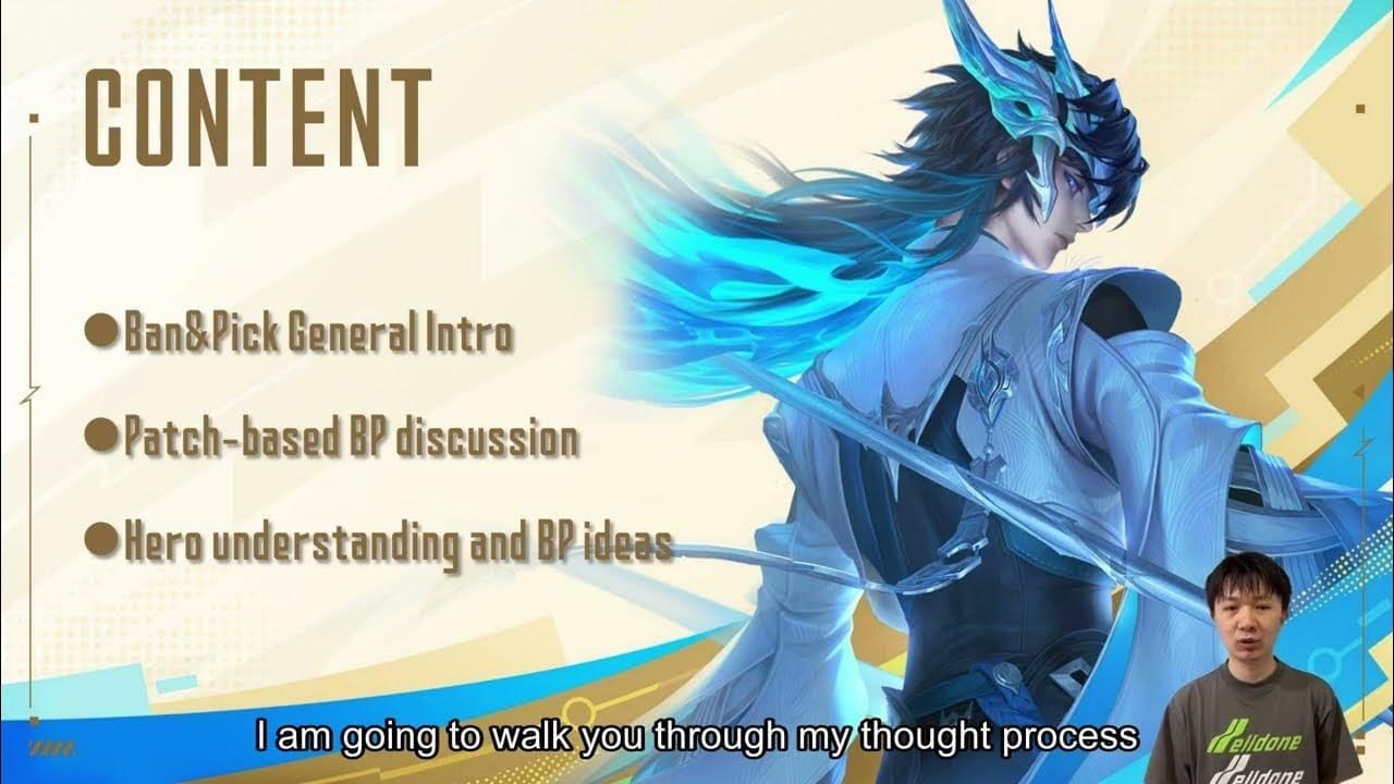 Capture d'écran de l'interface de Ban/Pick global du KIC 2025 d'Honor of Kings