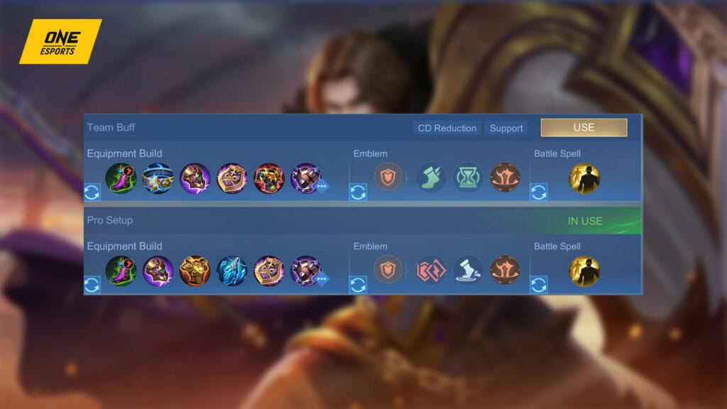 모바일 레전드 티그리알 장비 빌드 (용기의 가면, 지배의 얼음, 고대 갑옷 포함)