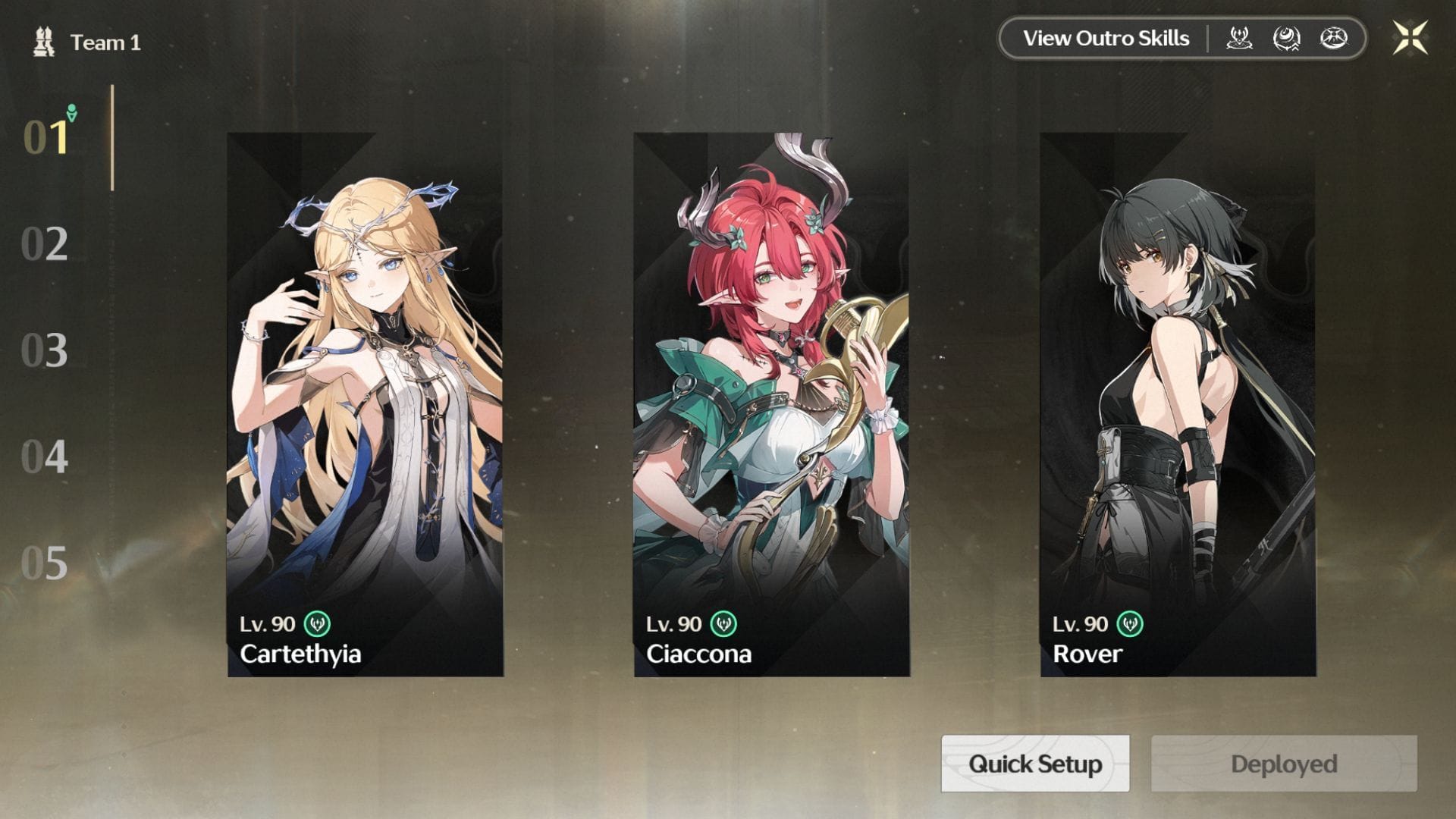 अनुशंसित कार्थेथिया टीम: कार्थेथिया, सियाकोना, एरो रोवर