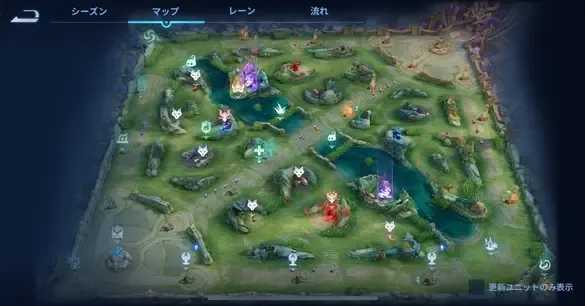 Carte Gorge de Honor of Kings avec des thèmes Aventure Hivernale Gelée