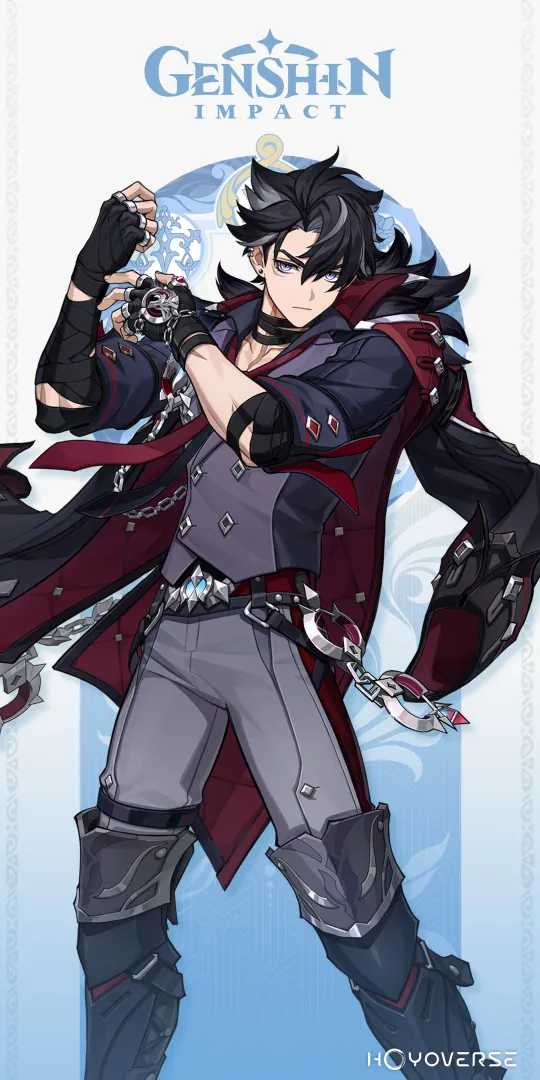 Wriothesley de Genshin Impact utilisant les récompenses alimentaires d'anniversaire en jeu