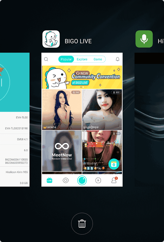 फोटो, बायो और सोशल लिंक के साथ Bigo Live प्रोफाइल सेटअप इंटरफ़ेस