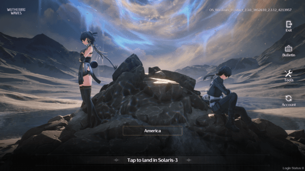 鳴潮遊戲畫面，顯示逃脫序列和咖啡廳裡的浪人