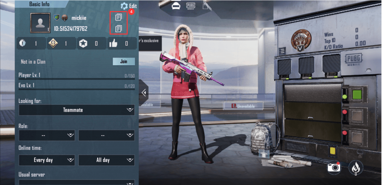 PUBG मोबाइल UC टॉप-अप गाइड UID इनपुट और स्टोर पुष्टिकरण दिखा रहा है