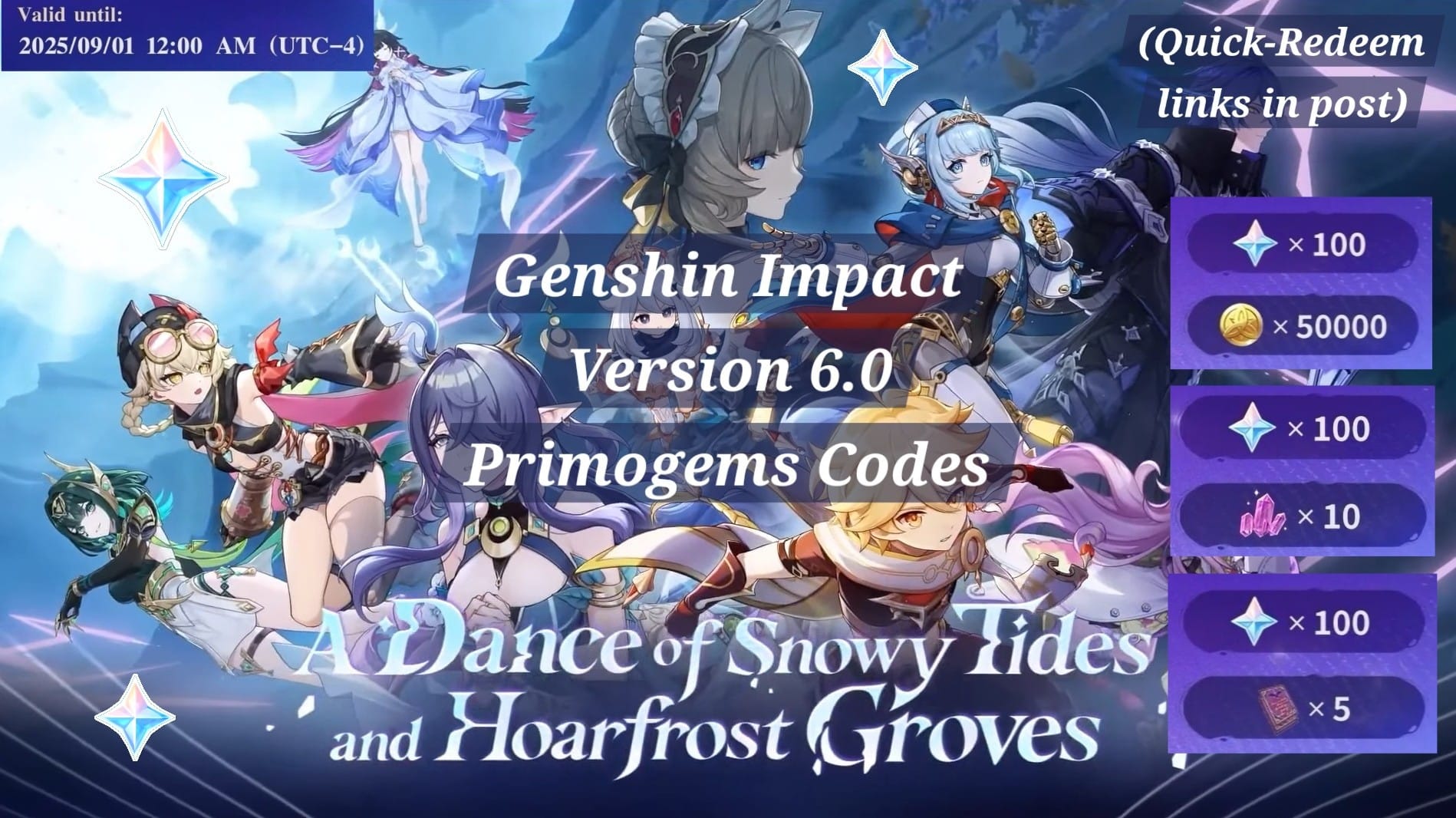 Genshin Impact livestream code rewards guide