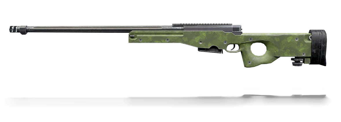 PUBG Mobile AWM equipped with 8x scope and suppressor