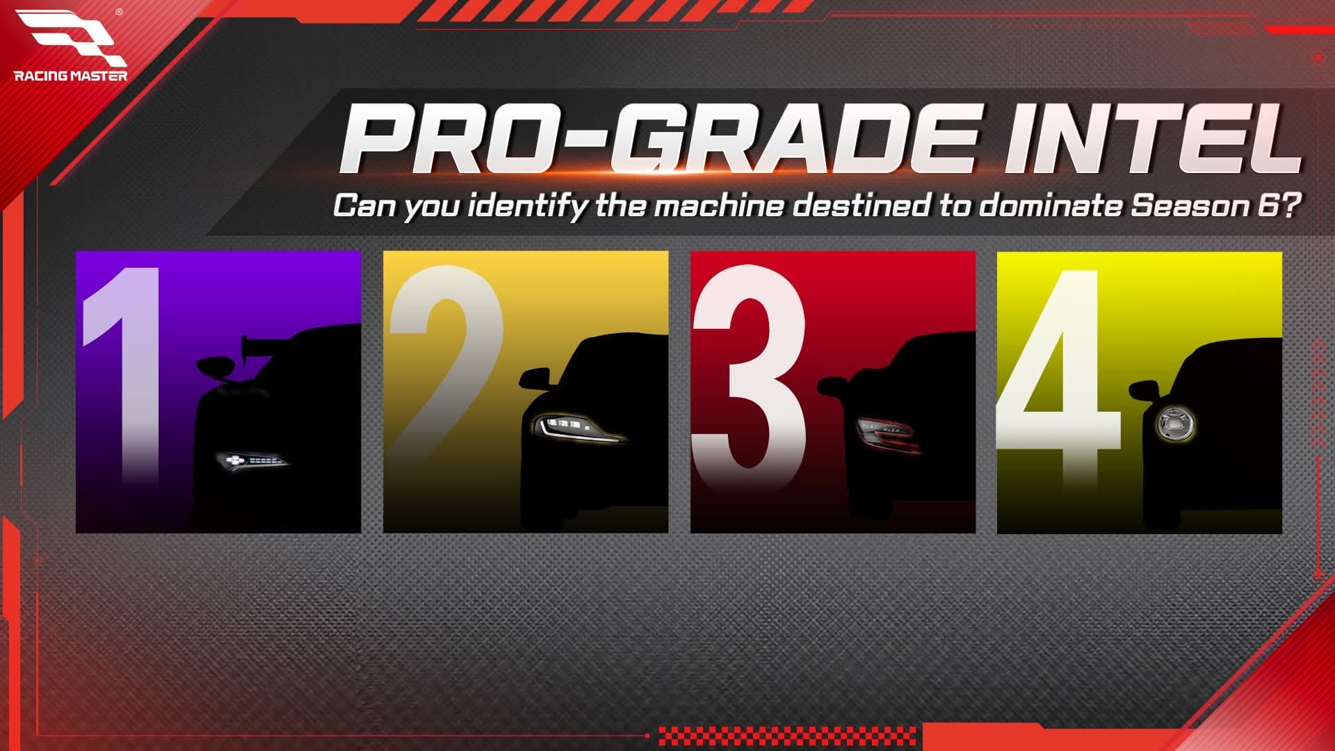 Racing Master S6.5 event screen with code rewards display