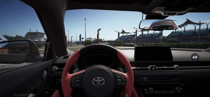 Racing Master GR Supra tuning interface 23332