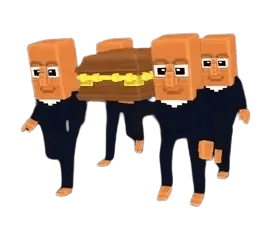 《竊取腦腐》Tung Tung Tung Sahur 棺材由跳舞的抬棺人抬著