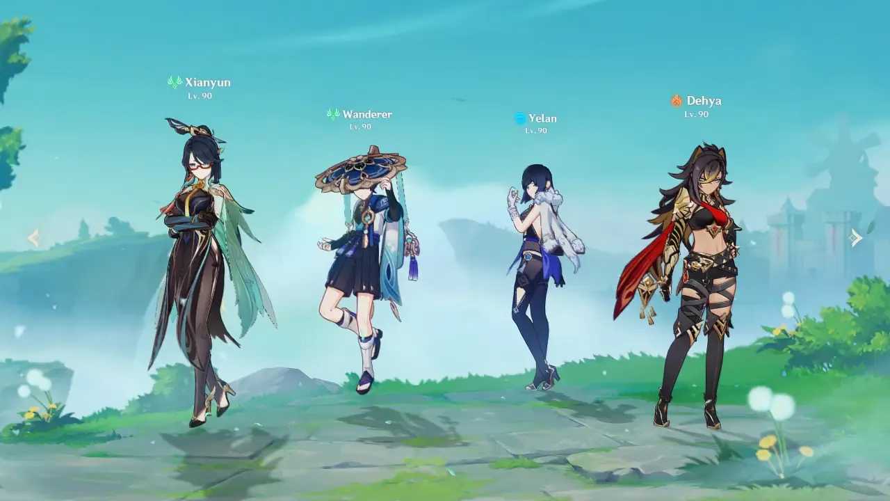 原神中溫迪鍾離與其他探索隊伍的比較