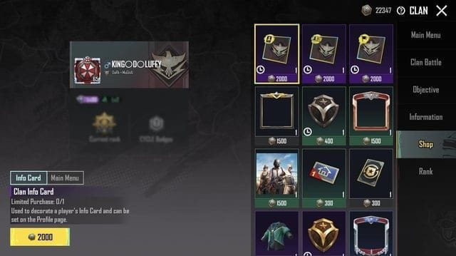 PUBG Mobile 每日和每週任務介面，顯示 UC 獎勵