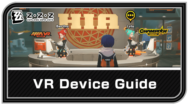 絕區零 VR 裝置例行清理行動介面