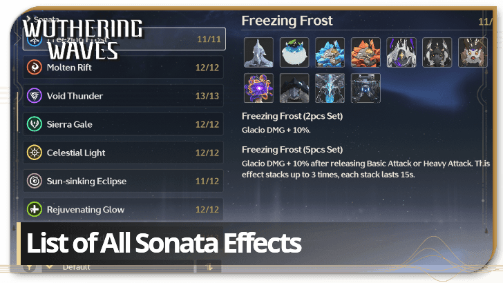 Wuthering Waves Echo Sonata setup for DPS