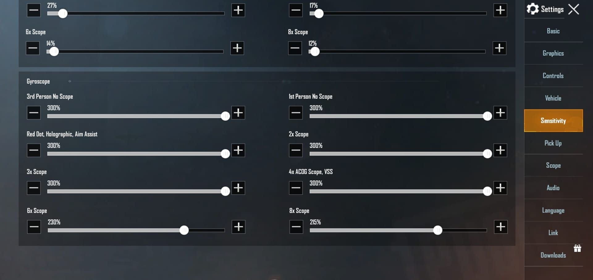 PUBG Mobile 陀螺儀與非陀螺儀瞄準比較