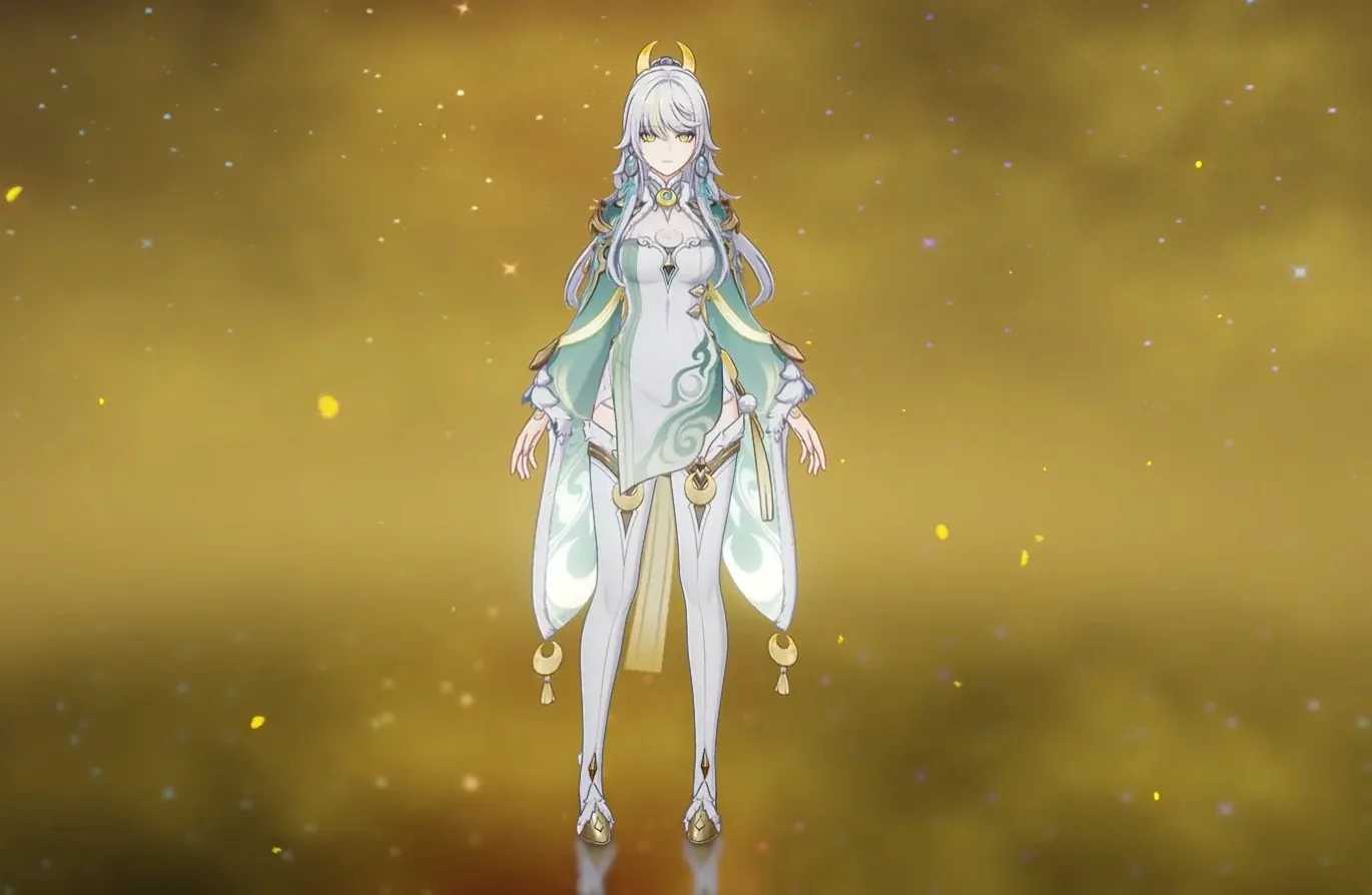 Zi Bai character model in Genshin Impact