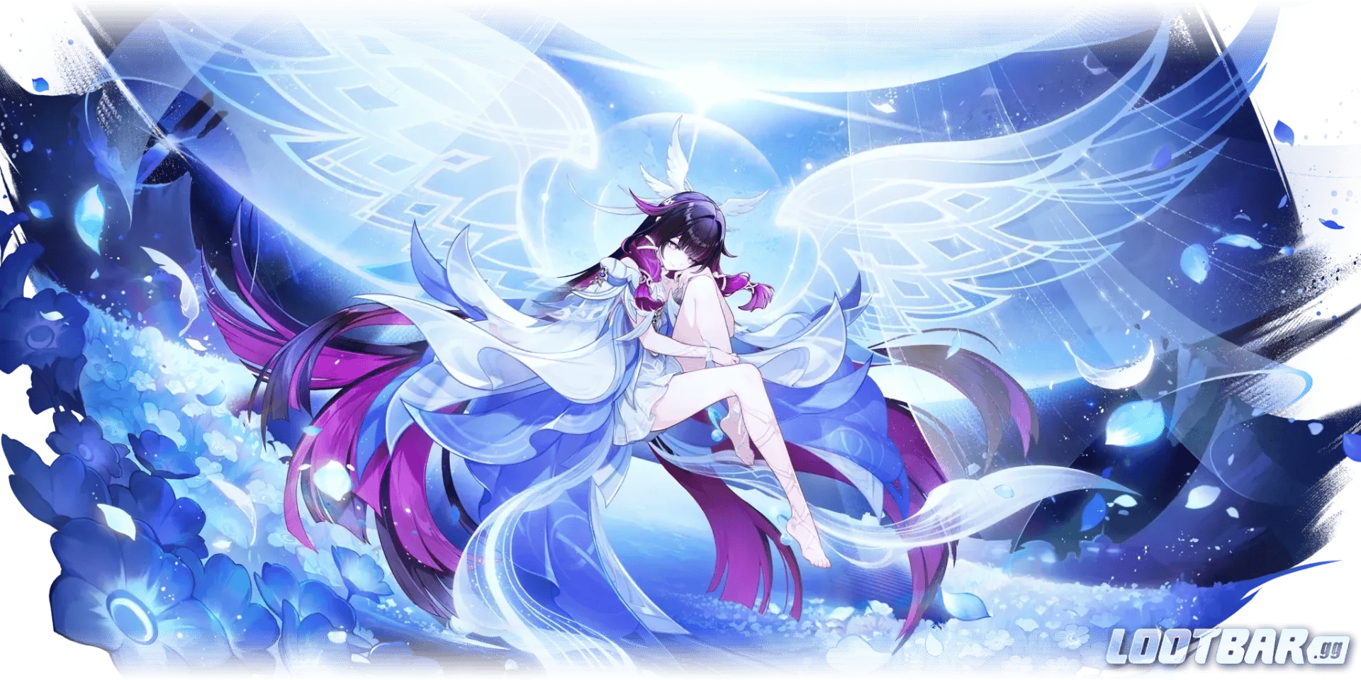 Genshin Impact Columbina Burst rotation screenshot