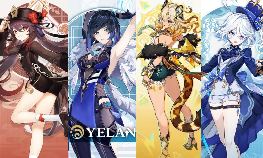 原神頂級輔助角色芙寧娜和希洛能的比較