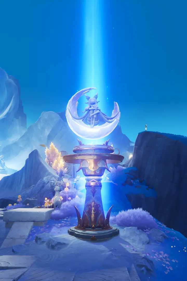 Genshin Impact Statue of the New Moon level 5 rewards interface