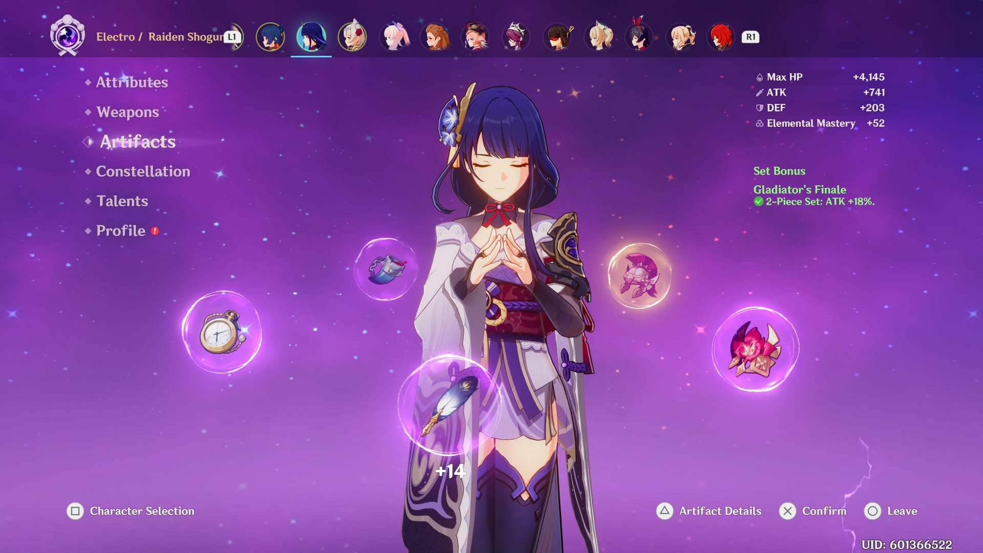 原神杜林F2P圣遗物套装：绝缘、宗室、魔女