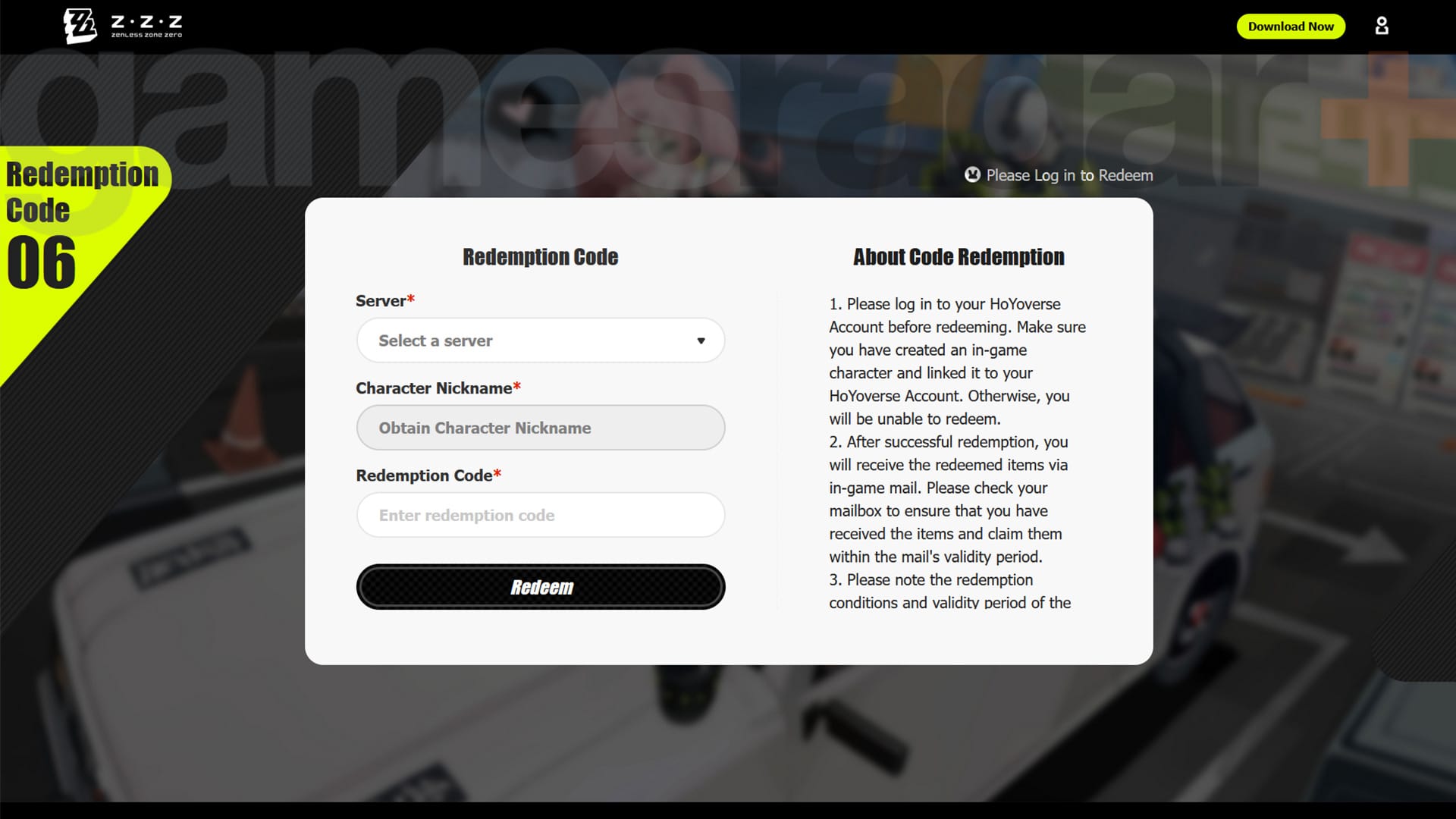 绝区零官方兑换网站指南