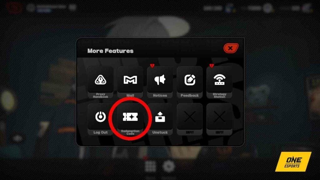 绝区零游戏内兑换码界面