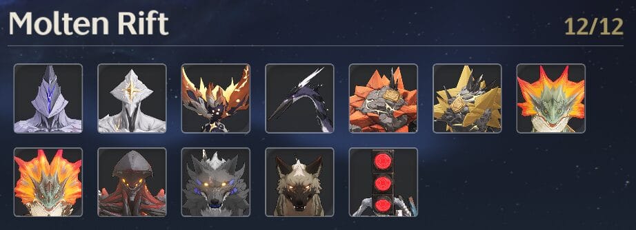 《鸣潮》熔岩之心奏鸣曲套装界面