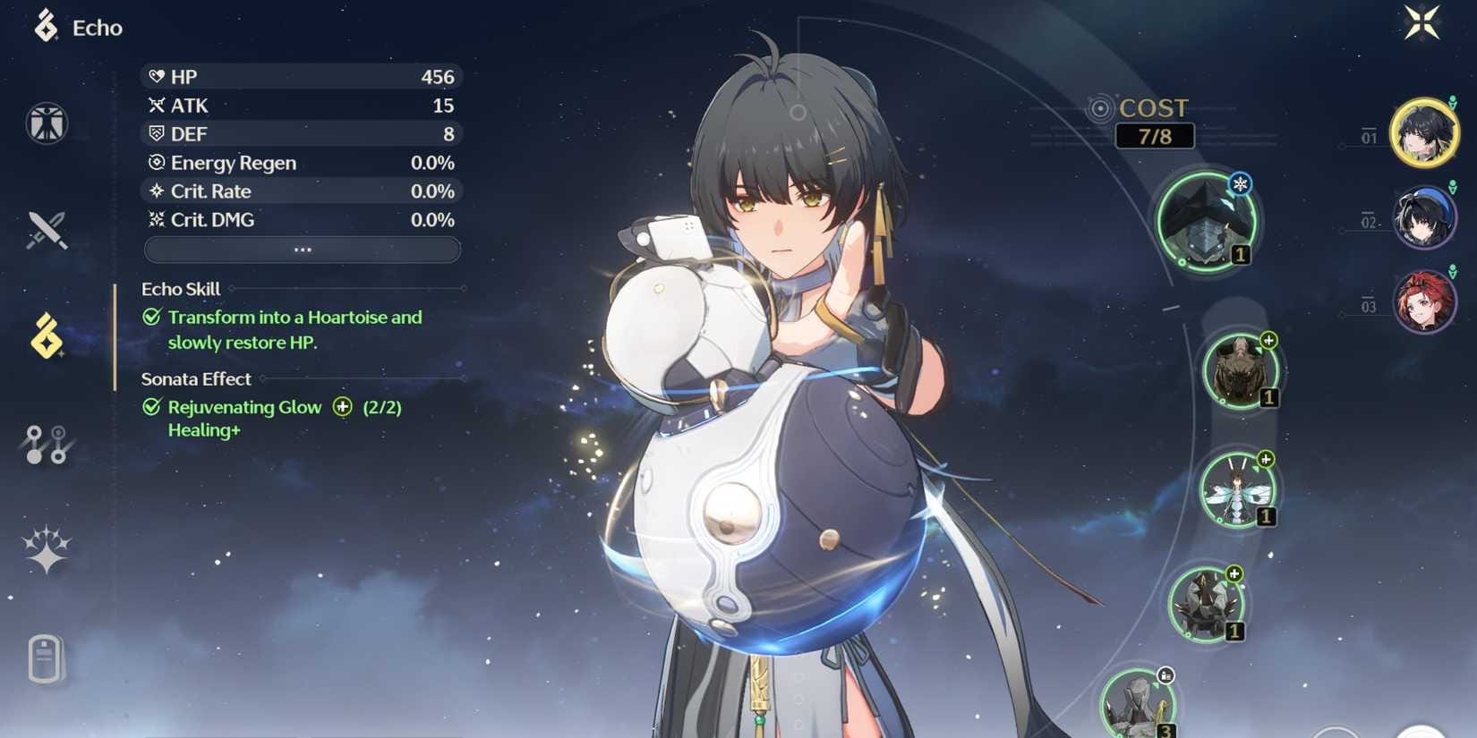 鸣潮声骸可增加体力与防御