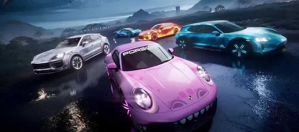 《PUBG Mobile》Taycan Turbo S 保时捷皮肤在Coupe RB载具上