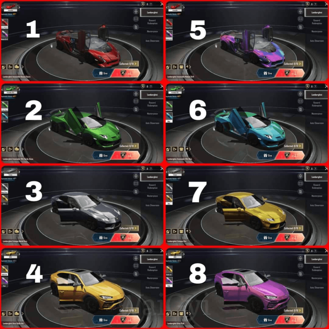 PUBG Mobile Lamborghini Centenario skin on Coupe RB