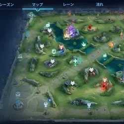 王者荣耀小地图显示游走路径和野区资源刷新点