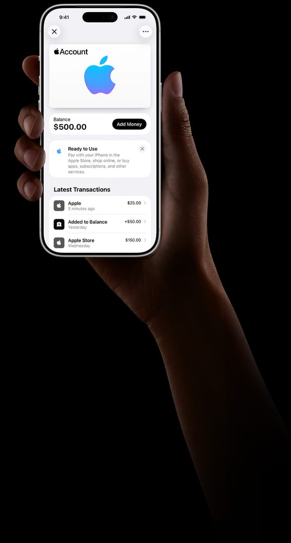 Интерфейс приложения Apple Support для возврата средств за подарочные карты