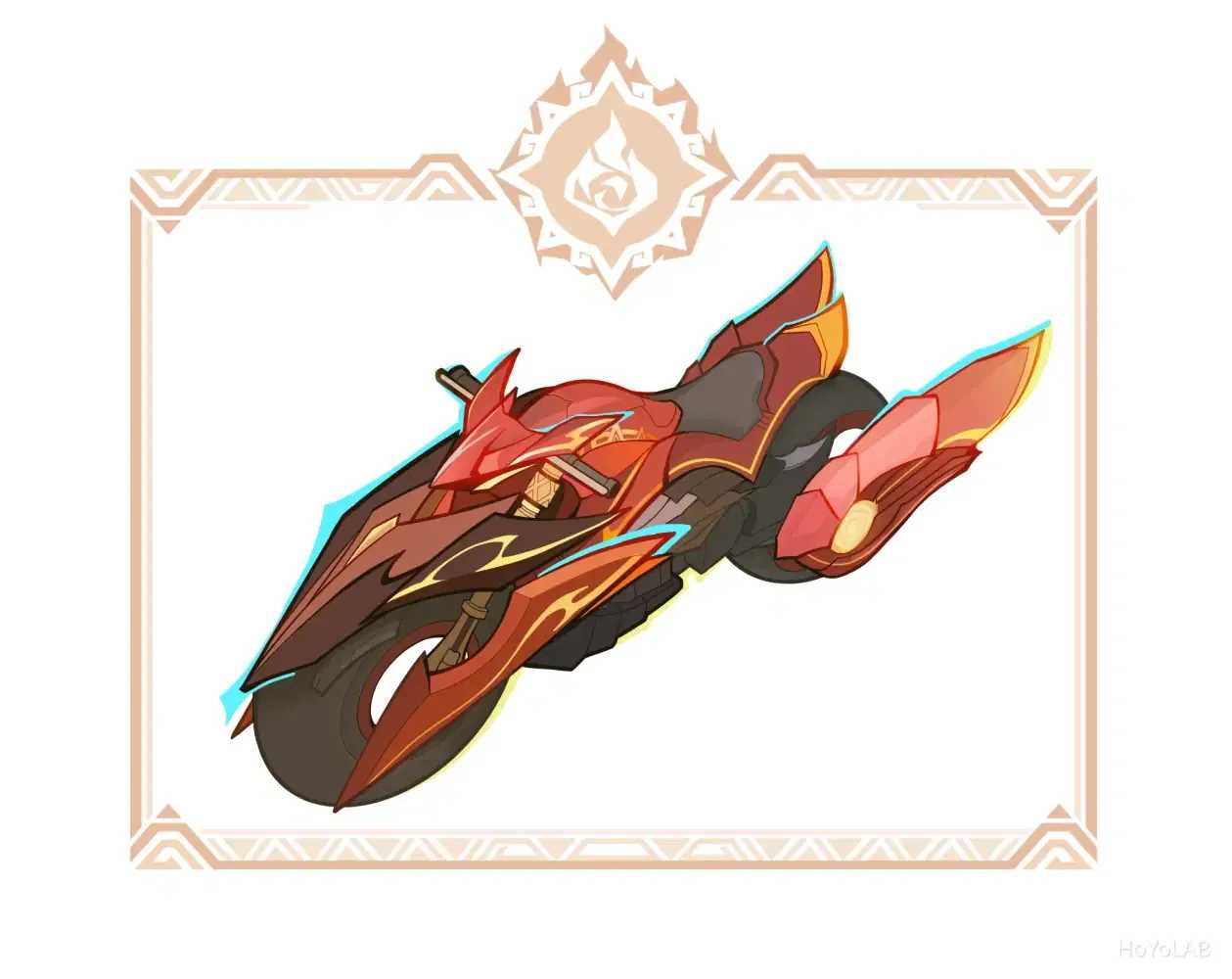 Mavuika在烈焰行者模式下进行火元素附魔的重击