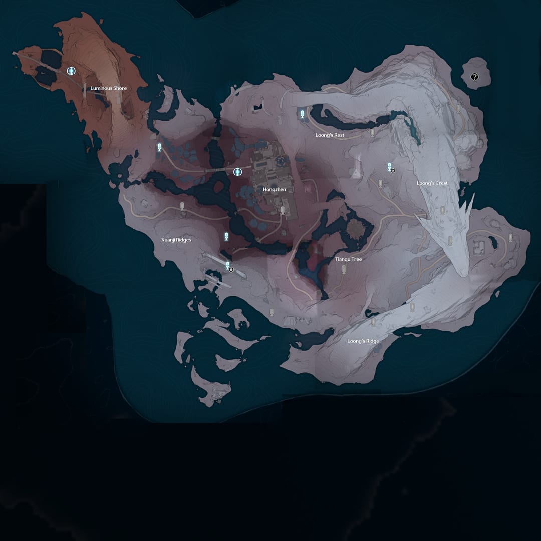鸣潮无光之森地图，显示幻象声骸位置