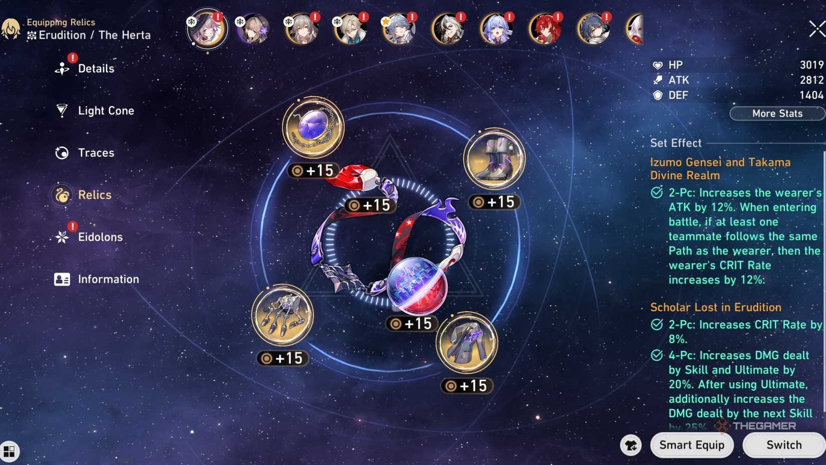 赫塔同谐者的最佳遗器和光锥配装