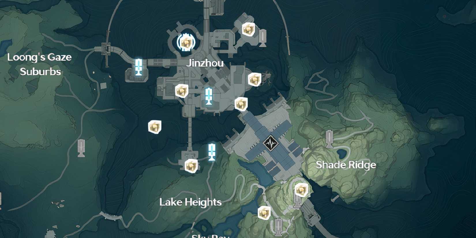 今州声匣地图和《鸣潮》中的路线