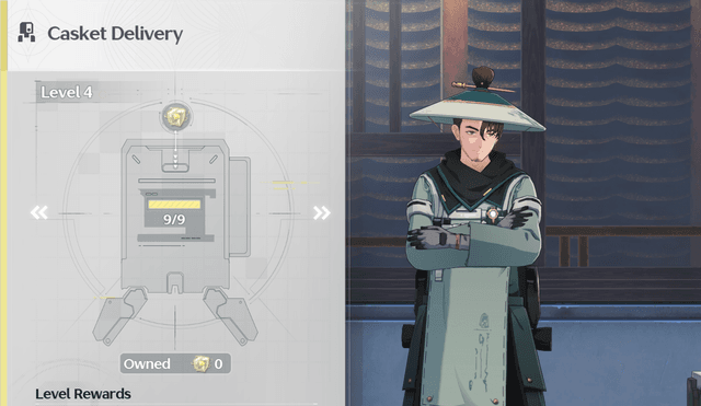 《鸣潮》中辰皮处的声匣交付奖励界面