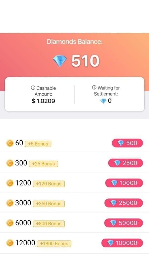 带有金币礼物和加速功能的 StarMaker 直播截图