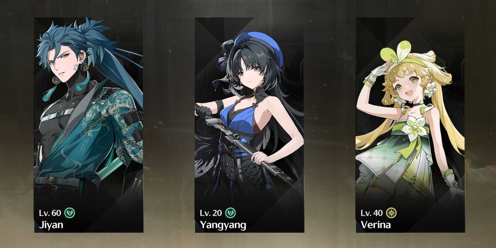 鸣潮中由忌炎、维里奈和秧秧组成的单核阵容